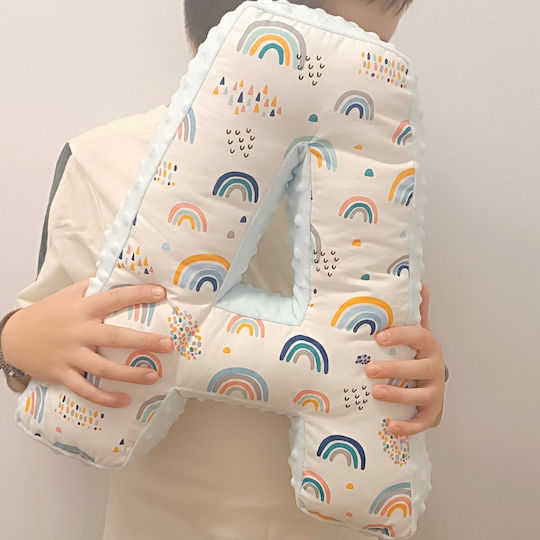 Pernă Pentru Copii Monogramă "Curcubeu" Pernă Pentru Copii Monogramă "Curcubeu"