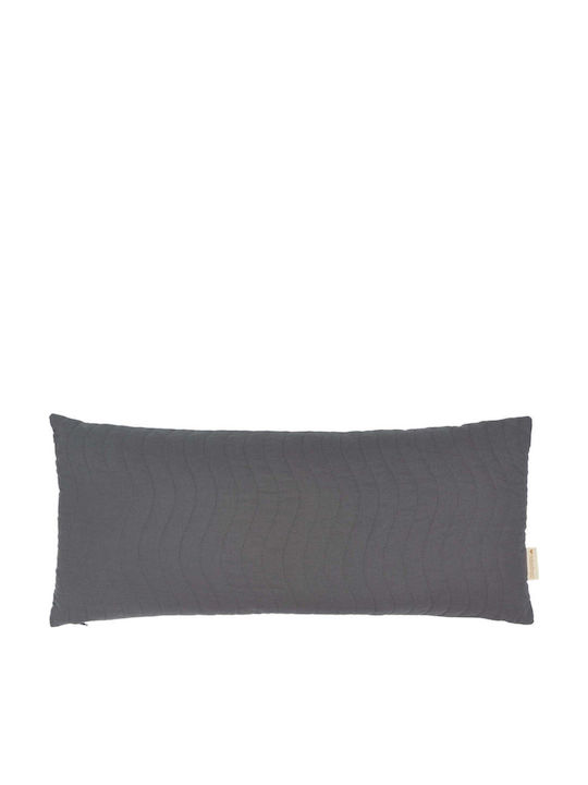Nobodinoz Kids Decorative Pillow Monte Carlo Slate Gray 69x29cm