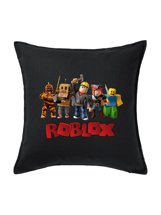 Roblox Squad Kids Throw Pillow Couch Black 100% Cotton Filling 50x50cm