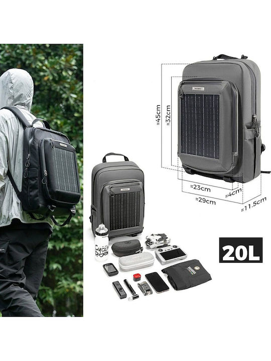 Rockbros Fahrradtasche Rucksack Schwarz
