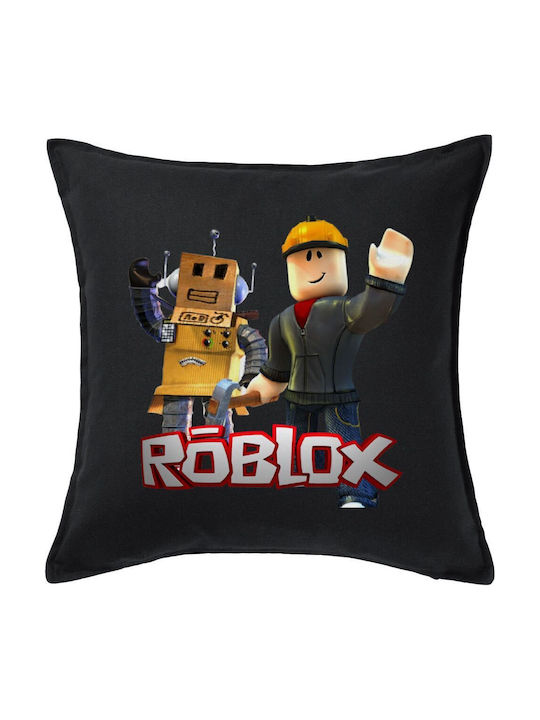 Roblox Kids Throw Pillow Black 100% Cotton Filling Included 50x50cm