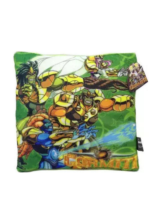 Kids Decorative Pillow Plush Decorative Green 28x28cm