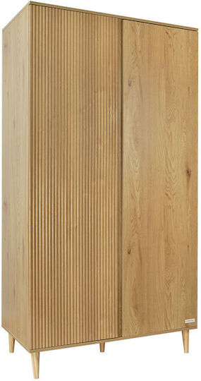Двойна врата Нтoулάпа Бежов 105x55x196см