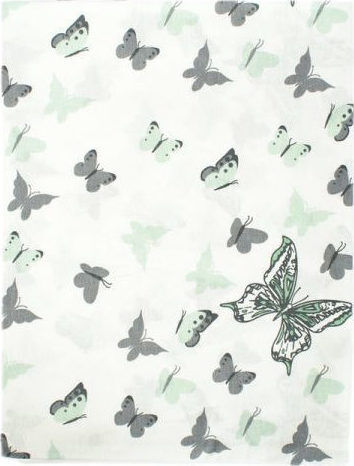 Dimcol Butterfly Kids Cotton Pillowcase 50x70cm 57 Green