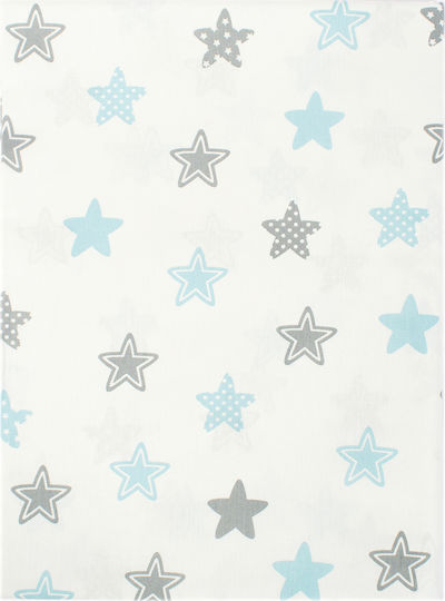Dimcol Star Kids Cotton Pillowcase 50x70cm 104 Sky Blue