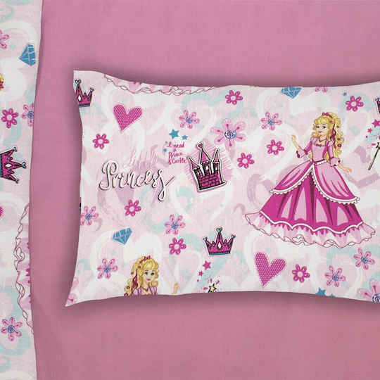 Dimcol Princess 390 Kids Pillowcase 50x70cm