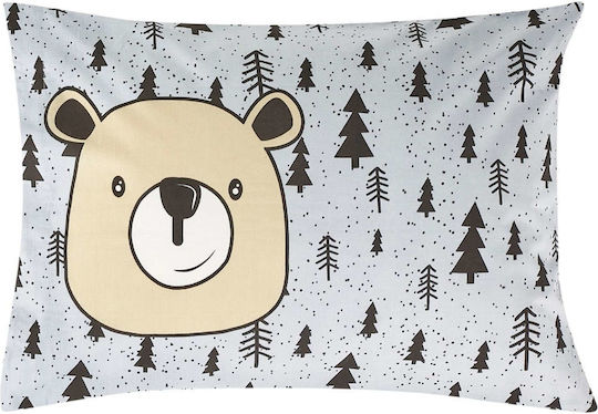Kentia Kentia Masha Kids Cotton Pillowcase Set 50x70cm Blue Kentia Kentia Masha Kids Cotton Pillowcase Set 50x70cm Blue