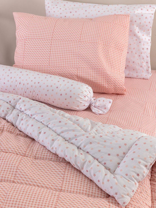Palamaiki Kinder Kissenbezug aus 100% Baumwolle 22x22cm Rosa