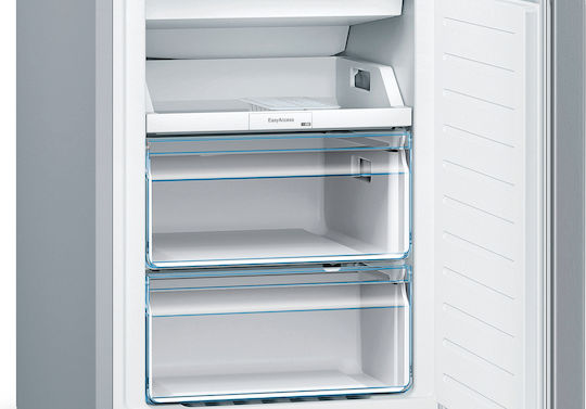 Bosch 305лт В186xШ60xД66см. Metal Look KGN36NLEA
