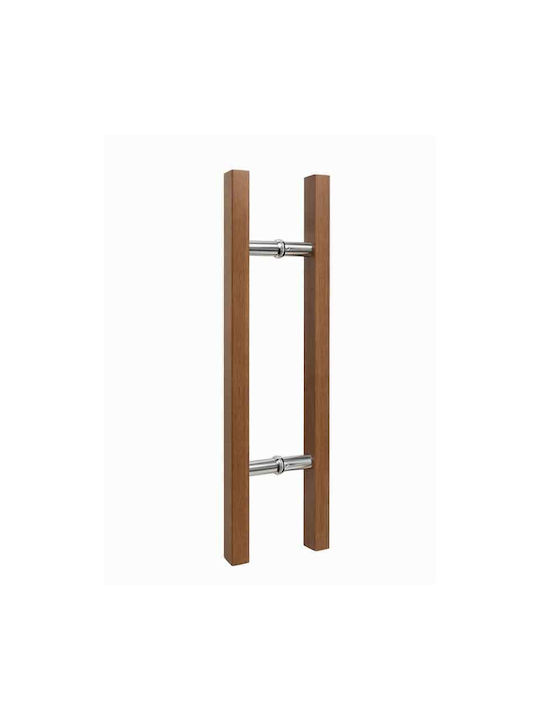 Front Door Handle 594mm Wood Effect