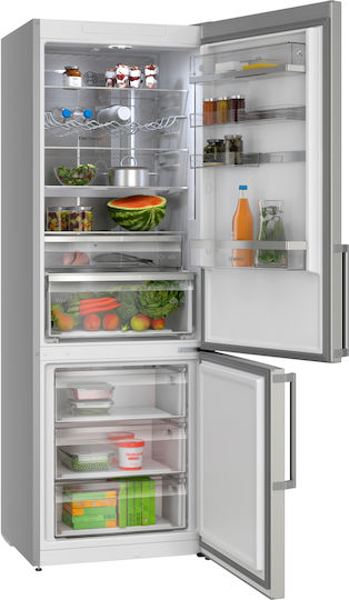 Bosch Ψυγειοκαταψύκτης 440lt Total NoFrost Υ203xΠ70xΒ66.7εκ. Inox KGN49AICT