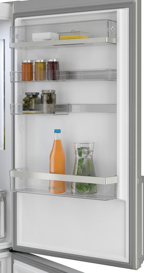 Bosch Ψυγειοκαταψύκτης 440lt Total NoFrost Υ203xΠ70xΒ66.7εκ. Inox KGN49AICT