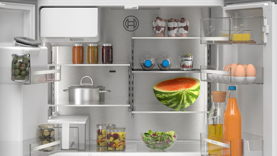 Bosch Ψυγείο Ντουλάπα 574lt Total NoFrost Υ183xΠ90.5xΒ73.1εκ. Inox KFI96AXEA