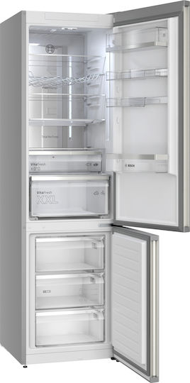 Bosch Kühl-Gefrierkombination 363Es Total NoFrost H203xB60xT66.5cm. Inox KGN394ICF