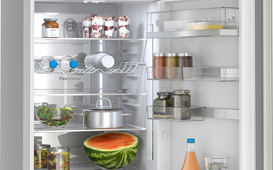 Bosch Kühl-Gefrierkombination 363Es Total NoFrost H203xB60xT66.5cm. Inox KGN394ICF