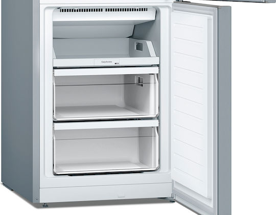 Bosch Ψυγειοκαταψύκτης 282lt Total NoFrost Υ176xΠ60xΒ66εκ. Inox KGN33NLEB