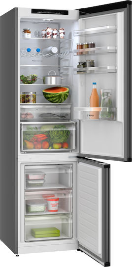 Bosch Kühl-Gefrierkombination 363Es NoFrost H203xB60xT66.5cm. Gray KGN39OCAF
