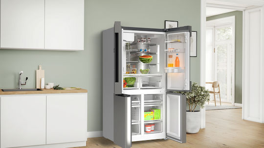 Bosch Хладилник Гардероб 574лт В183xШ90.5xД73.1см. Inox KFD96APEA