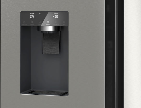 Bosch Хладилник Гардероб 574лт В183xШ90.5xД73.1см. Inox KFD96APEA