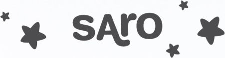 Saro Αδιάβροχη Σαλιάρα Υφασμάτινη Γκρι