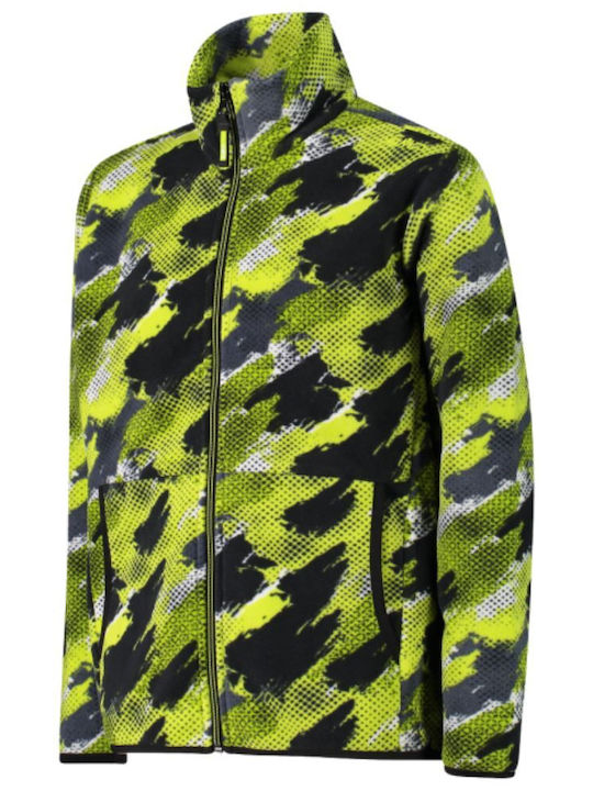 Jachetă fleece pentru copii verde