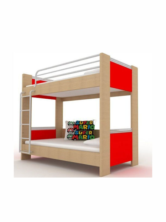 Lan Kids Bed Bunk Single Blue for Mattress 90x200cm