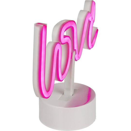 Out of the Blue LED Kinder Tischlampe Berührung Love Blau 32x12cm