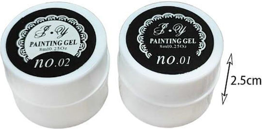 Color Gel Nail White 8ml