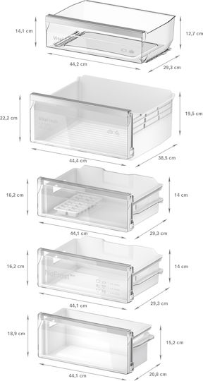 Bosch Combină frigorifică încorporată 290lt NoFrost Î193.5xL55.8xA54.8cm. Alb KIN96VFD0