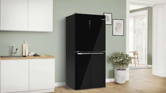 Bosch Side-by-Side Kühlschrank 547Es Total NoFrost H189.5xB85.5xT66.6cm. Schwarz KMC85LBEA