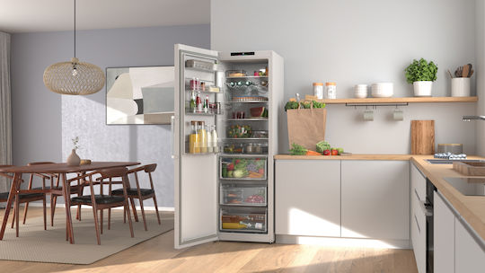 Bosch Ψυγείο Συντήρησης 402lt Υ186.2xΠ59.5xΒ66.3εκ. Λευκό Serie 4