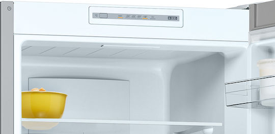 Pitsos Combină frigorifică 305lt Total NoFrost Î186xL60xA66cm. Inox PKNB36NLE0