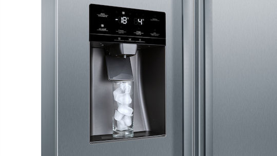 Bosch Ψυγείο Ντουλάπα 562lt Total NoFrost Υ178.7xΠ90.8xΒ70.7εκ. Inox KAD93AIEP