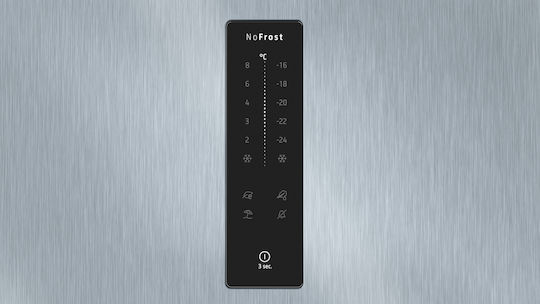Pitsos 508лт В193xШ70xД80см. Inox PKNB56XLEP
