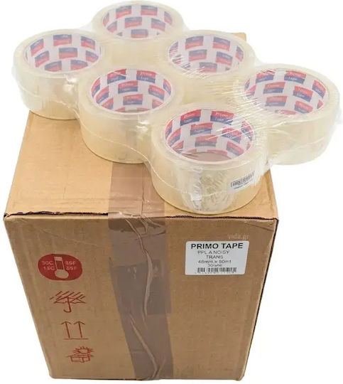 Primo Noisy Packaging Film 48mm x 60m Transparent