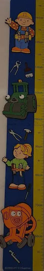 Fanatics Wachstumstabelle für Kinder und Babys Höhenmesser Bob der Baumeister