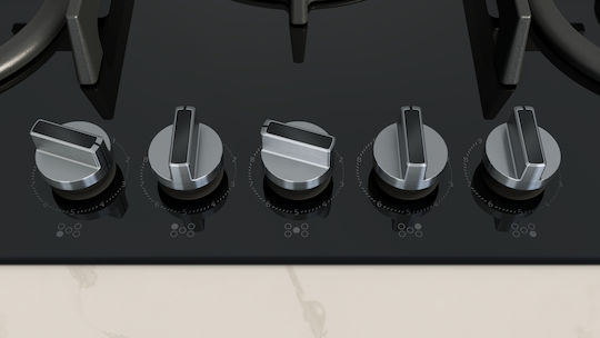 Neff N 70 Natural Gas Cooktop Autonomous 58.2x52εκ. Silver