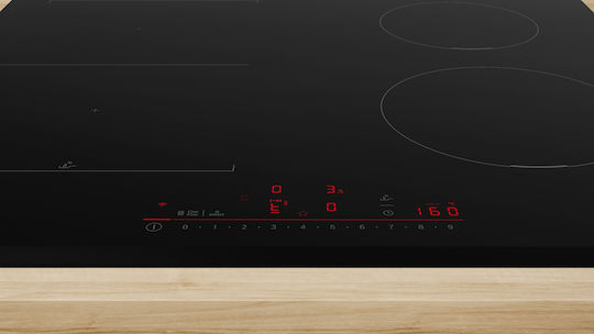 Bosch Serie 6 Smart Induction Cooktop Autonomous with Child Lock Function 59.2x52.2εκ.