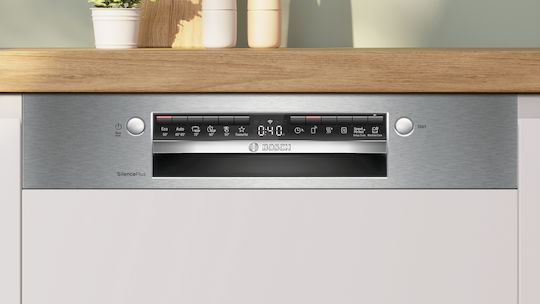 Bosch Вградена съдомиялна машина с Wi-Fi за 14 комплекта Ш59.8xВ81.5см.