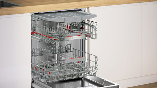 Bosch Ελεύθερο Πλυντήριο Πιάτων με Wi-Fi για 14 Σερβίτσια Extra Clean Π60xY84.5εκ. Inox
