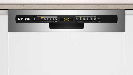Pitsos Einbaugeschirrspüler mit Wi-Fi für 12 Gedecke B59.8xH81.5cm