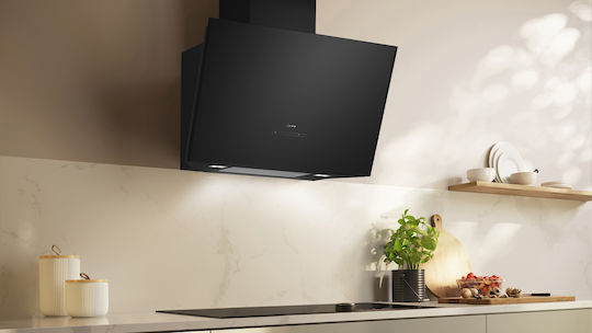 Neff Απορροφητήρας Καμινάδα 80cm Μαύρος με Wi-Fi