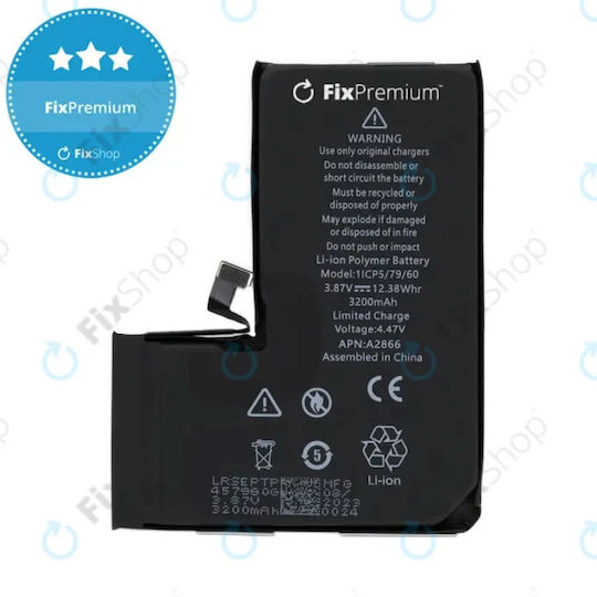 Kompatible Handy-Akkus Ersatzbatterie 3200mAh für iPhone 14 Pro