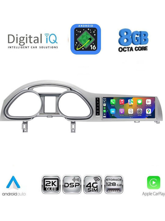 Digital IQ Car Audio System for Audi Q7 2005-2010 (Bluetooth/USB/AUX/WiFi/GPS/Apple CarPlay/Android Auto) with 10.25" Touch Screen
