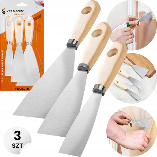 Set 3 Spatel Vergionic Spachtel Maler Spatel