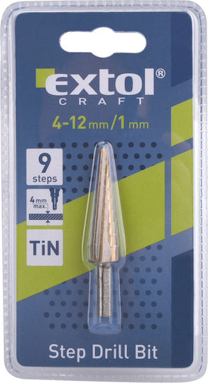 Extol Craft Burghie Conic Pentru Lemn 1-12mm