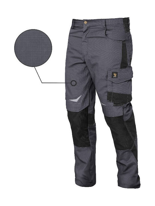 Procera Pantaloni de lucru reflectorizanți și impermeabili Gri