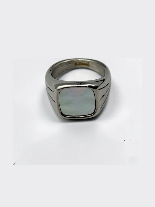 Women's Chevalier Ring Made of Steel Women's Chevalier Ring Made of Steel