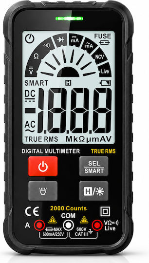 Multimetru digital True RMS cu măsurare AC / DC ED601