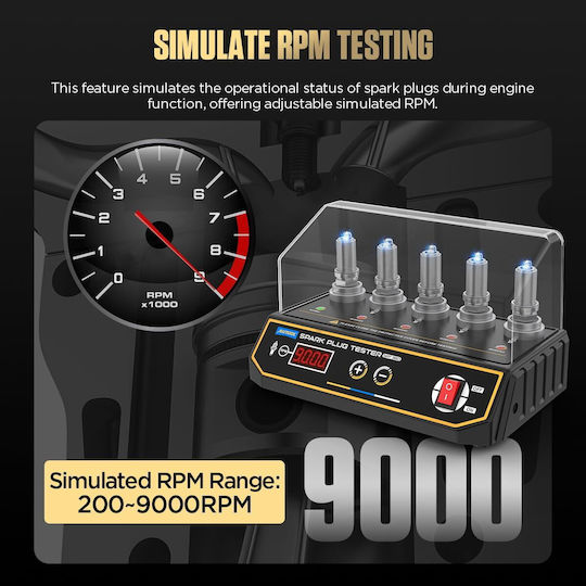 Autool Tester Auto Digital OBD 2 cu Cablu